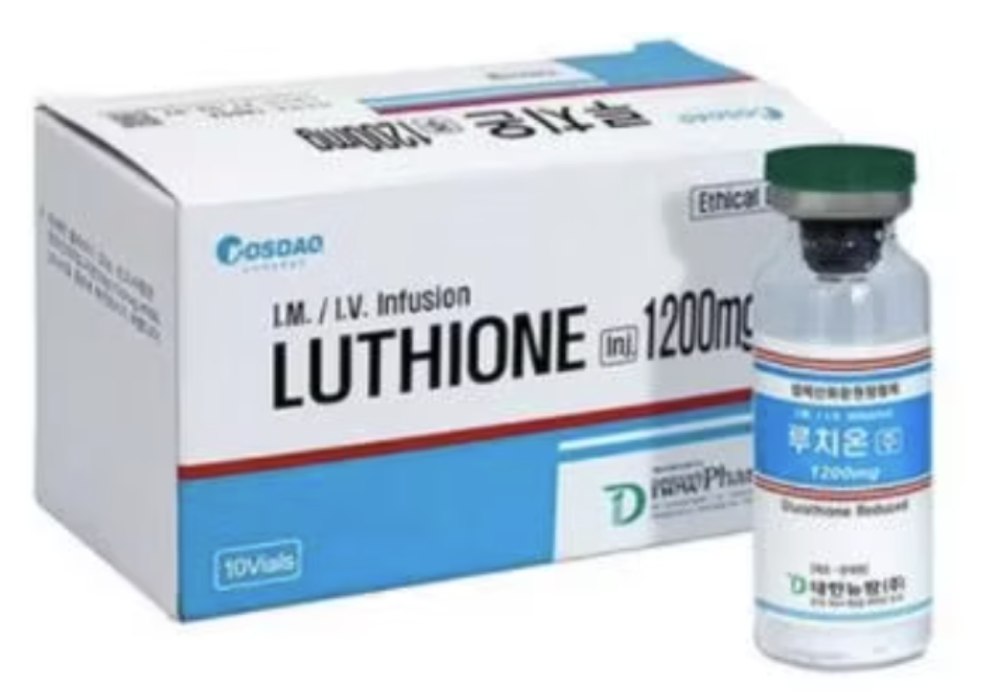 Luthione 1200mg Inj, 10 Vials/Box（ルチオン 1200mg 10バイアル入り）